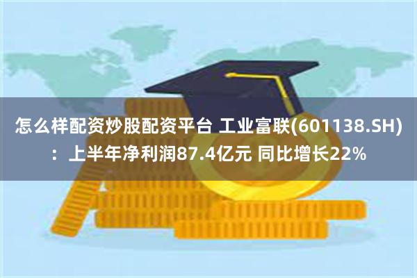 怎么样配资炒股配资平台 工业富联(601138.SH)：上半年净利润87.4亿元 同比增长22%